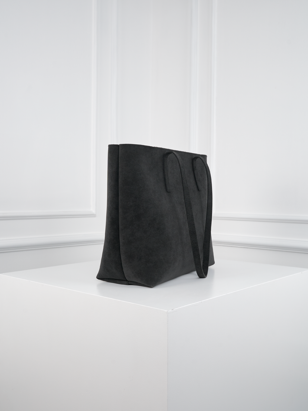 Kadın Nubuk Kumaş Su Geçirmez Büyük Boy Geniş Hacimli El ve Omuz Çantası