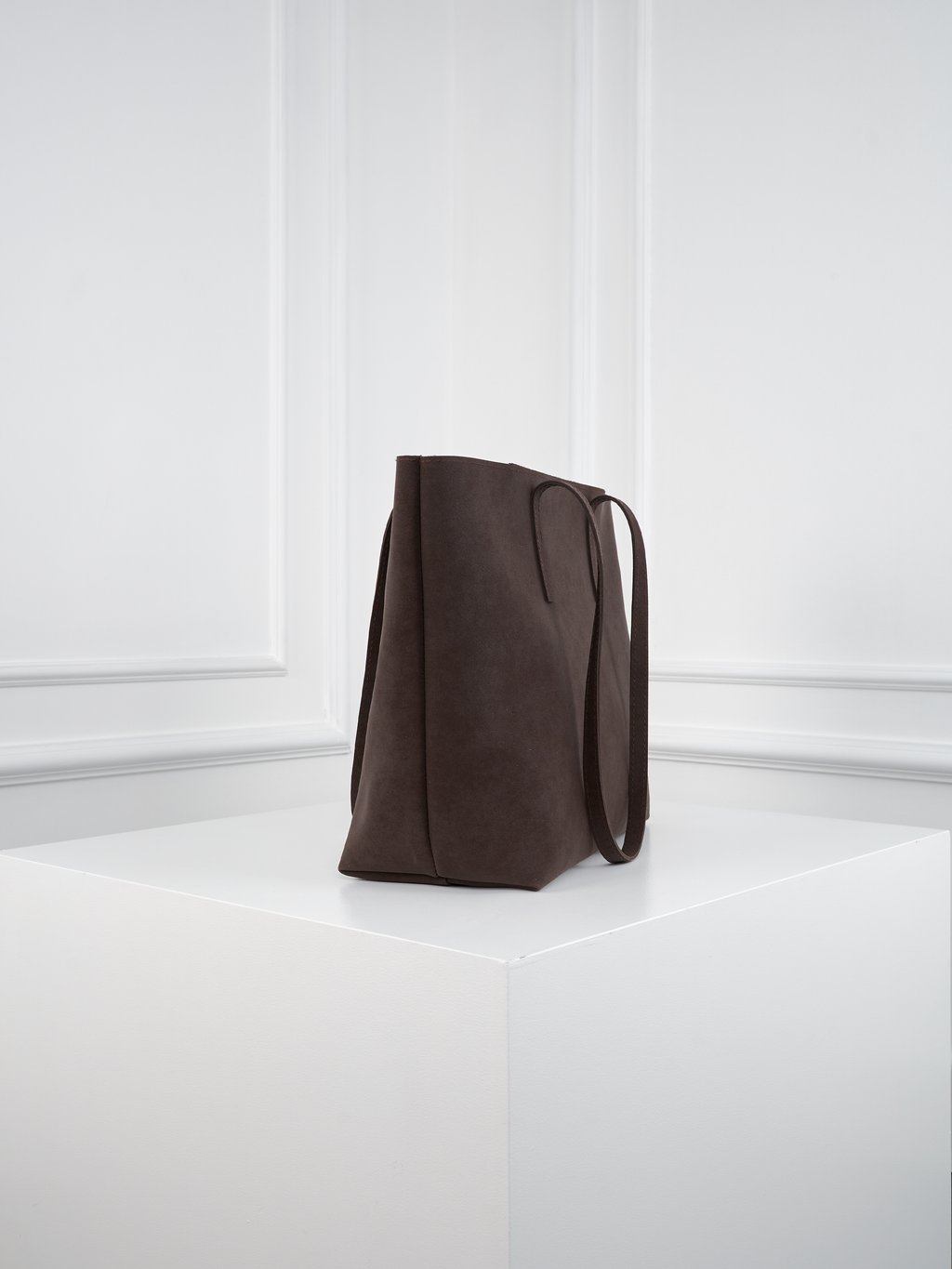 Kadın Nubuk Kumaş Su Geçirmez Büyük Boy Geniş Hacimli El ve Omuz Çantası