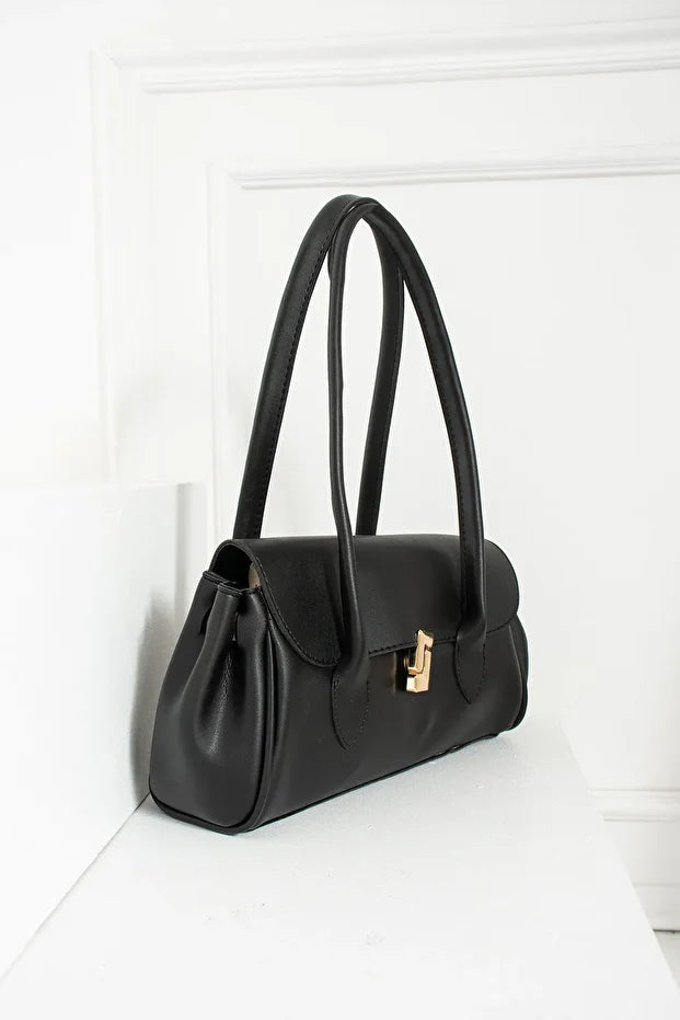 Kadın Uzun Saplı Dikdörtgen Model El Kol ve Omuz Çantası