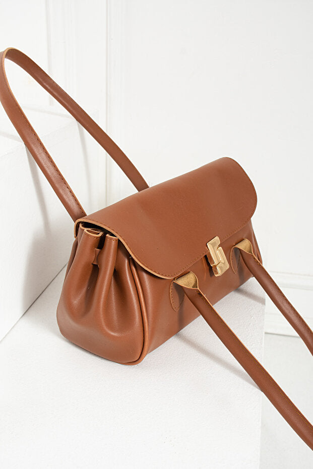 Kadın Uzun Saplı Dikdörtgen Model El Kol ve Omuz Çantası