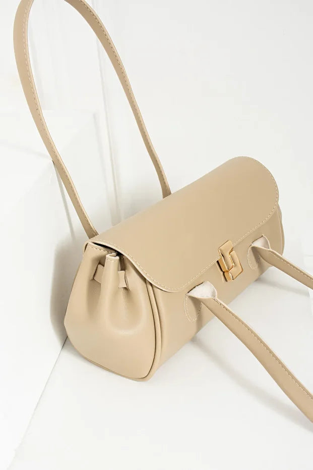 Kadın Uzun Saplı Dikdörtgen Model El Kol ve Omuz Çantası