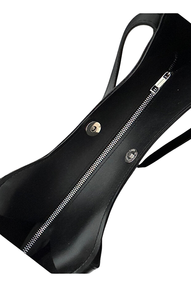 Kadın Fularlı Fermuarlı Mıknatıs Kapamalı Shopper El ve Omuz Çantası