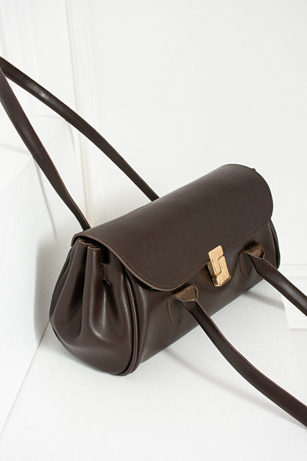 Kadın Uzun Saplı Dikdörtgen Model El Kol ve Omuz Çantası