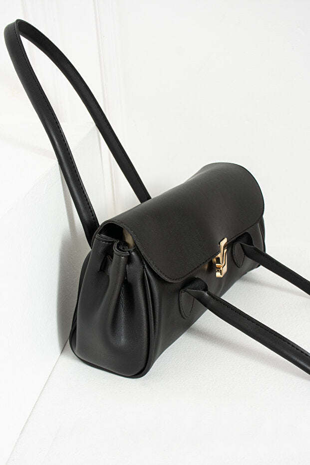 Kadın Uzun Saplı Dikdörtgen Model El Kol ve Omuz Çantası