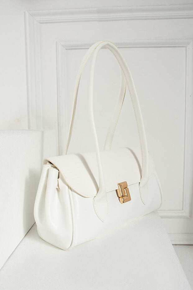 Kadın Uzun Saplı Dikdörtgen Model El Kol ve Omuz Çantası