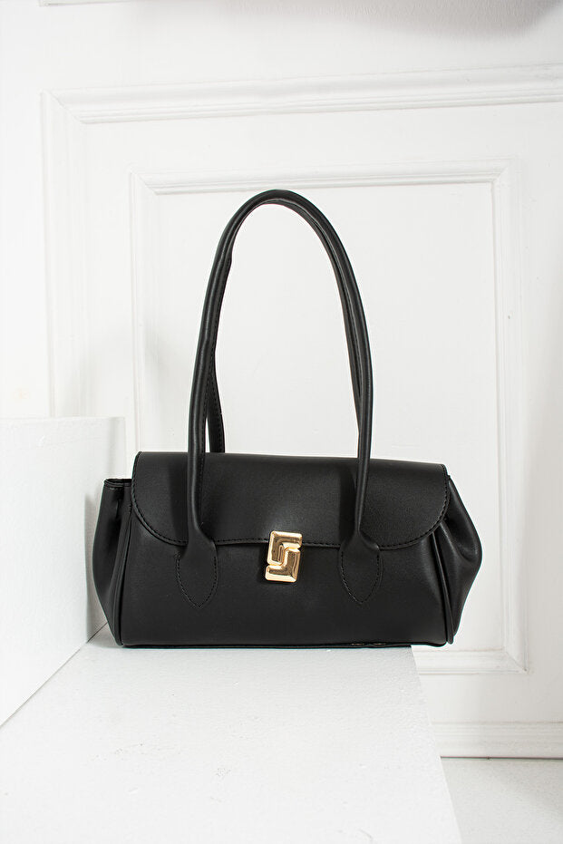 Kadın Uzun Saplı Dikdörtgen Model El Kol ve Omuz Çantası