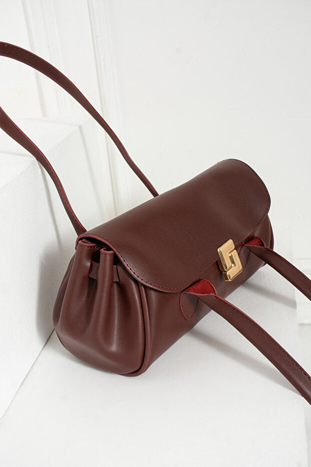 Kadın Uzun Saplı Dikdörtgen Model El Kol ve Omuz Çantası