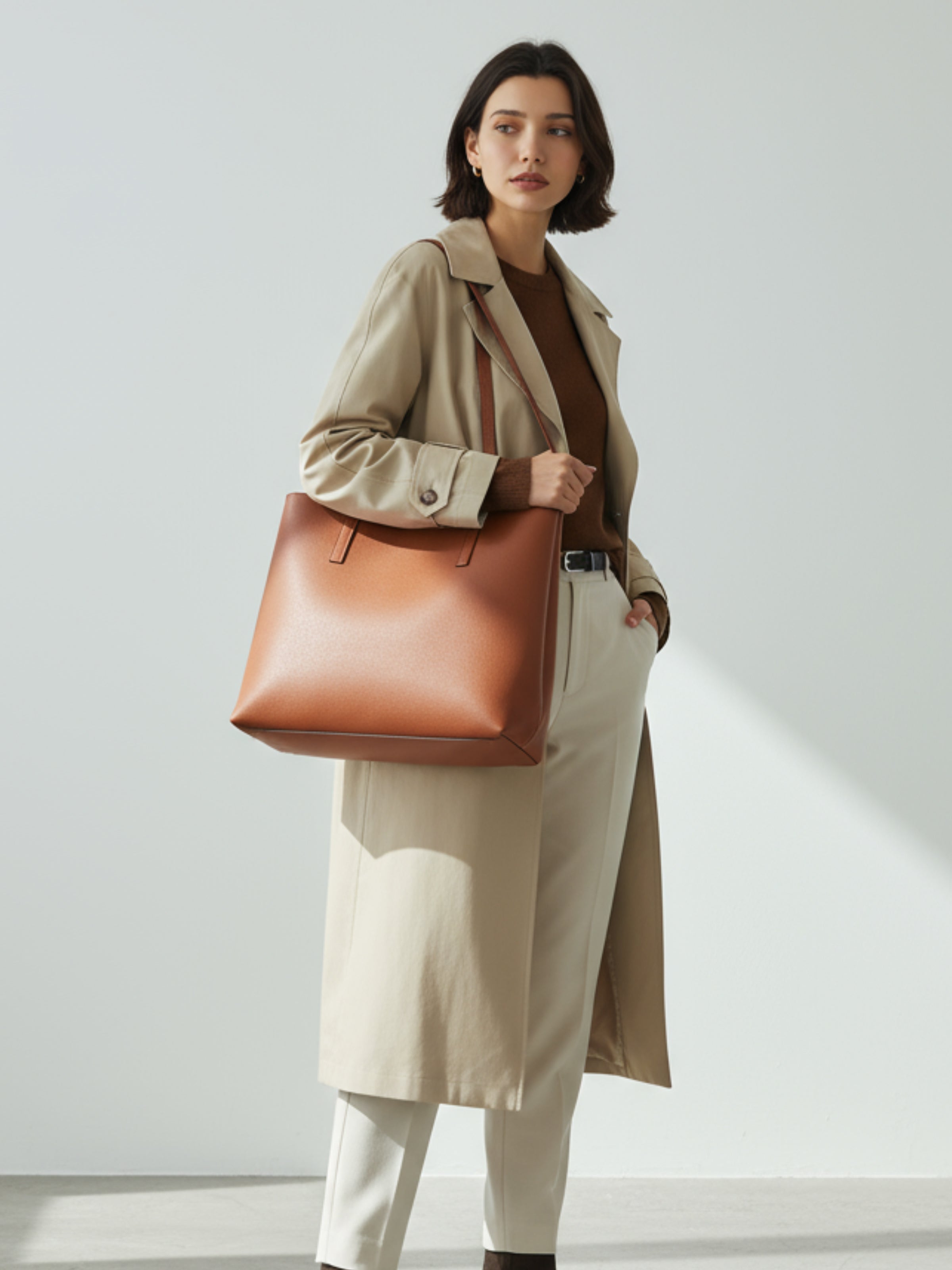 Kadın Büyük Boy Tote Model El ve Omuz Çantası