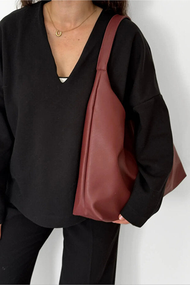 Kadın  Büyük Boy Omuz ve Tote Çanta - Geniş Hacim