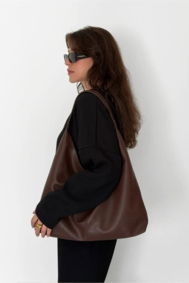 Kadın  Büyük Boy Omuz ve Tote Çanta - Geniş Hacim