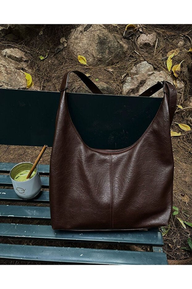 Kadın  Büyük Boy Omuz ve Tote Çanta - Geniş Hacim