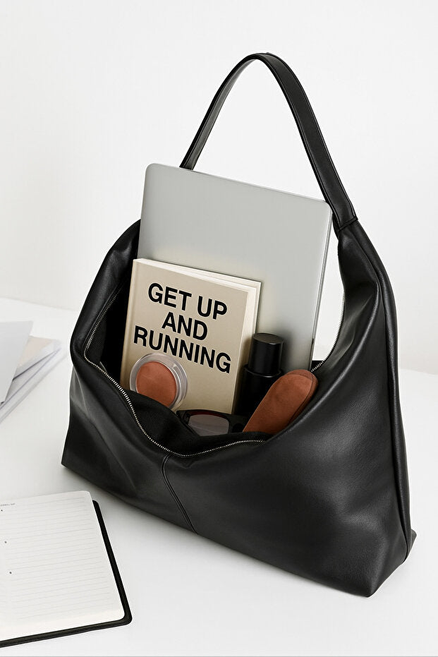 Kadın  Büyük Boy Omuz ve Tote Çanta - Geniş Hacim