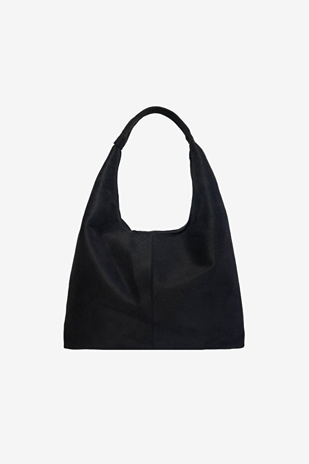 Kadın Süet Büyük Boy Omuz ve Tote Çanta - Geniş Hacim